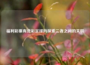 福利彩票有竞彩足球吗探索二者之间的关联