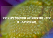 竞彩足球完整版即时比分彩客网实时比分与智能分析的完美结合