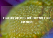 天天赢球竞彩足球比分直播让你在赛场上大获全胜的利器