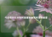 今日竞彩比分即时直播掌握实时足球盛宴