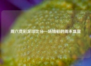 周六竞彩足球比分一场精彩的周末盛宴