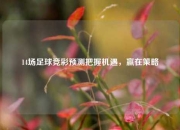 14场足球竞彩预测把握机遇，赢在策略