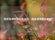 竞彩足球的竞彩普及日一场全球球迷的盛宴