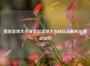 竞彩足球大小球竞彩足球大小球玩法解析与实战技巧
