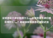 足球竞彩大神们都用什么app足球竞彩大神们都在用什么App？揭秘顶级预测者的秘密武器