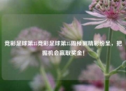 竞彩足球第35竞彩足球第35周预测精彩纷呈，把握机会赢取奖金！
