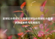 足球比分竞彩比分直播足球比分竞彩比分直播的深度解析与实用技巧