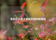 竞彩比分高手掌握游戏的制高点