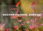 竞彩足球预测5把握市场脉搏，赢在数据背后