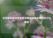 足球竞彩单场免费推荐揭秘精准预测的技巧与策略