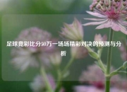足球竞彩比分5O万一场场精彩对决的预测与分析