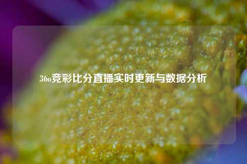 36o竞彩比分直播实时更新与数据分析