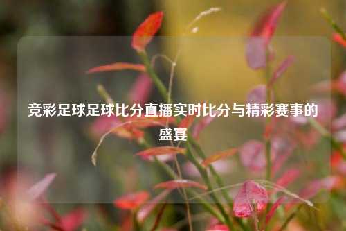 竞彩足球足球比分直播实时比分与精彩赛事的盛宴