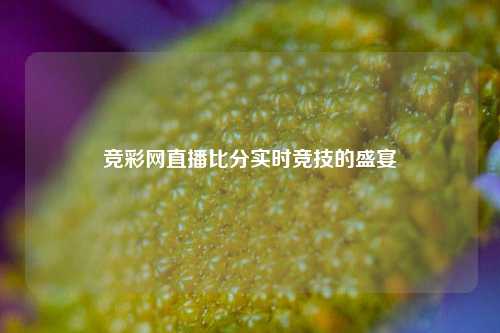 竞彩网直播比分实时竞技的盛宴