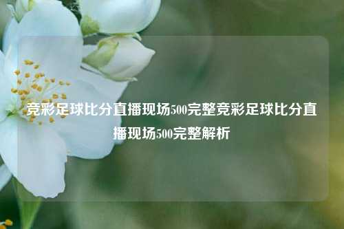 竞彩足球比分直播现场500完整竞彩足球比分直播现场500完整解析