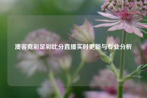 澳客竞彩足彩比分直播实时更新与专业分析