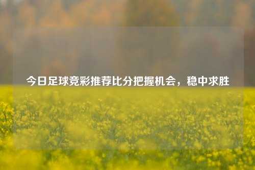 今日足球竞彩推荐比分把握机会，稳中求胜