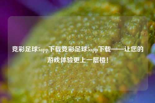 竞彩足球5app下载竞彩足球5app下载——让您的游戏体验更上一层楼！
