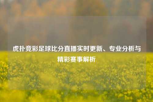 虎扑竞彩足球比分直播实时更新、专业分析与精彩赛事解析