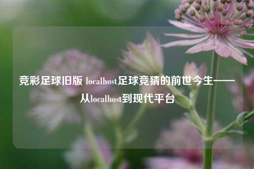 竞彩足球旧版 localhost足球竞猜的前世今生——从localhost到现代平台