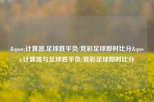 "计算器,足球胜平负/竞彩足球即时比分"计算器与足球胜平负/竞彩足球即时比分